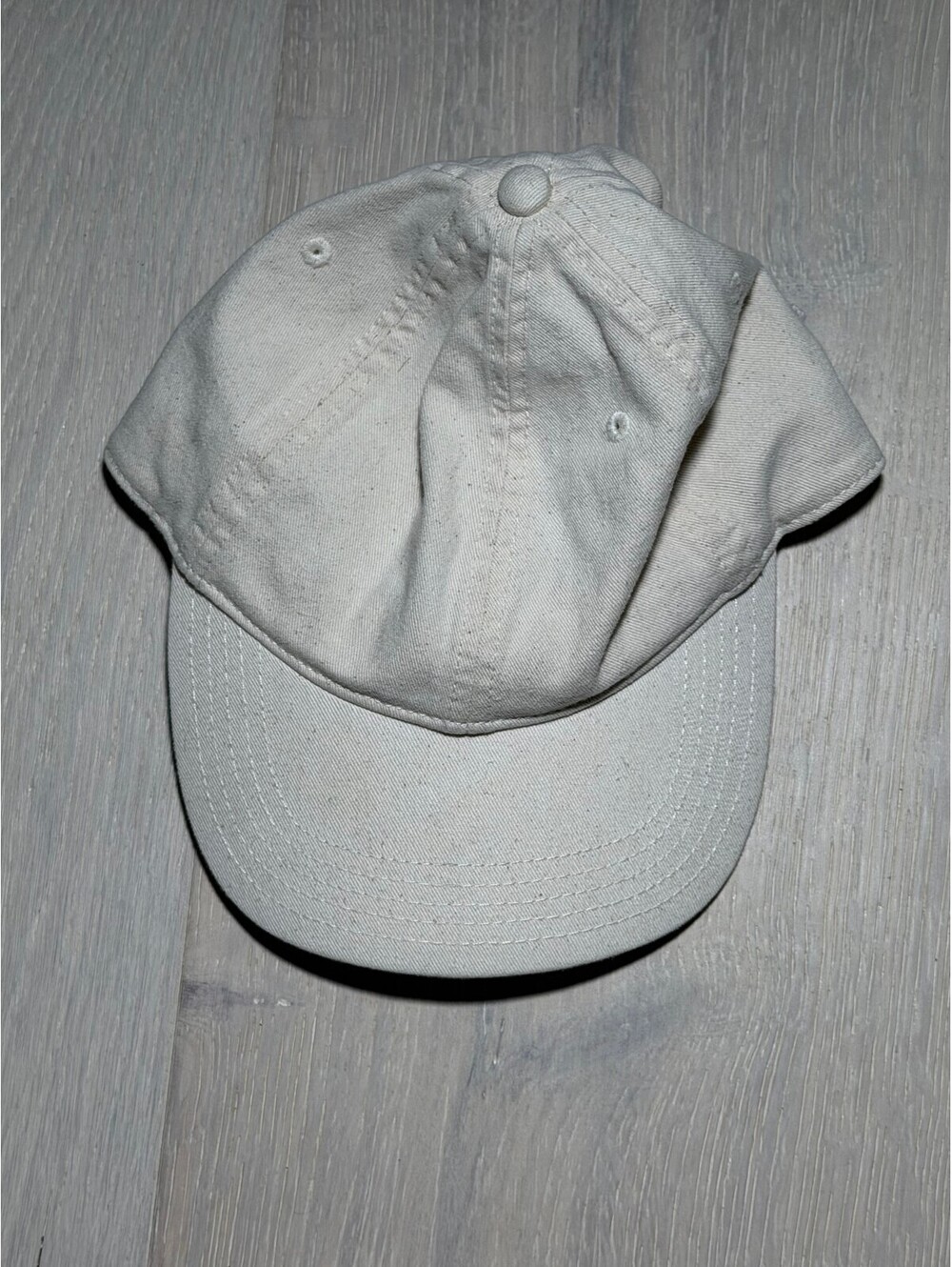 Madewell Beige Cotton Adjustable Baseball Cap